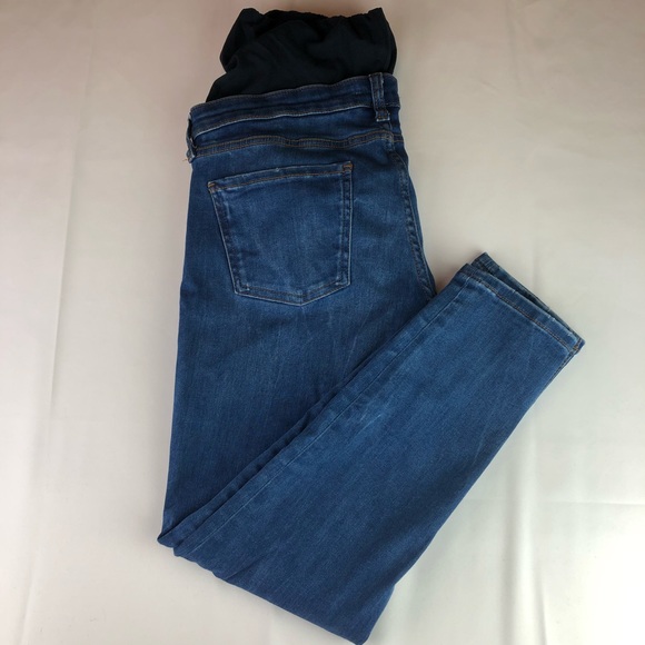Zara premium skinny Mommy Fit maternity jean L - Picture 2 of 6